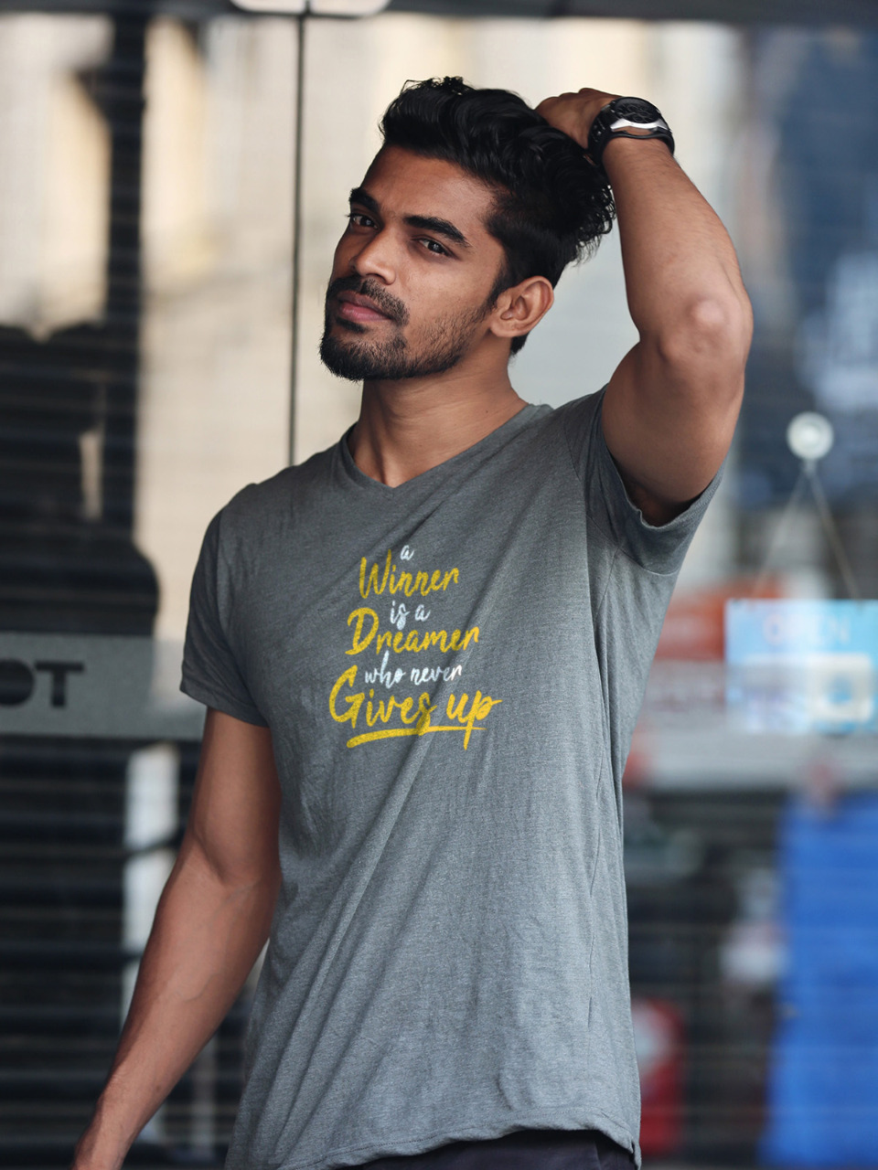 Grey Casual Tshirt